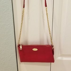 Coach leather crossbody bag